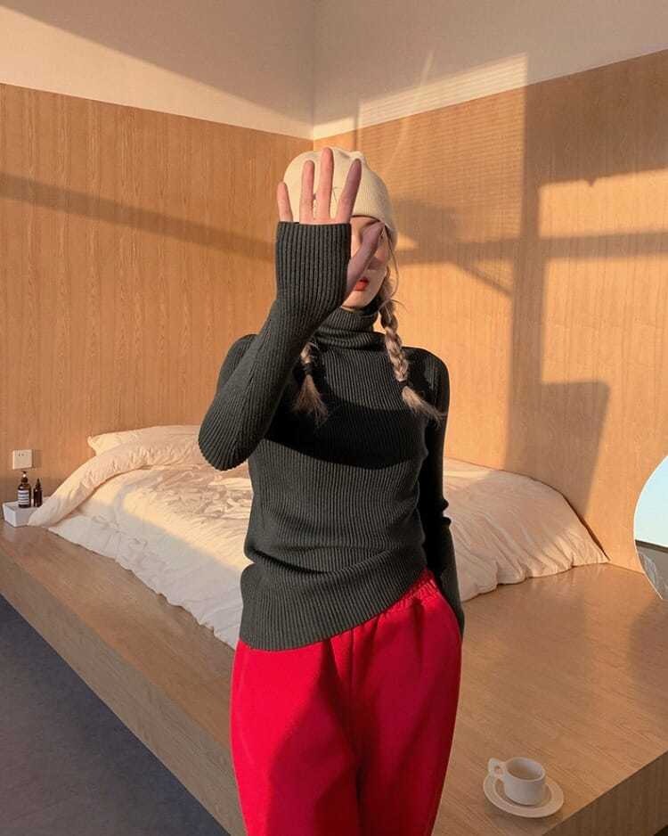 Jersey de cuello alto